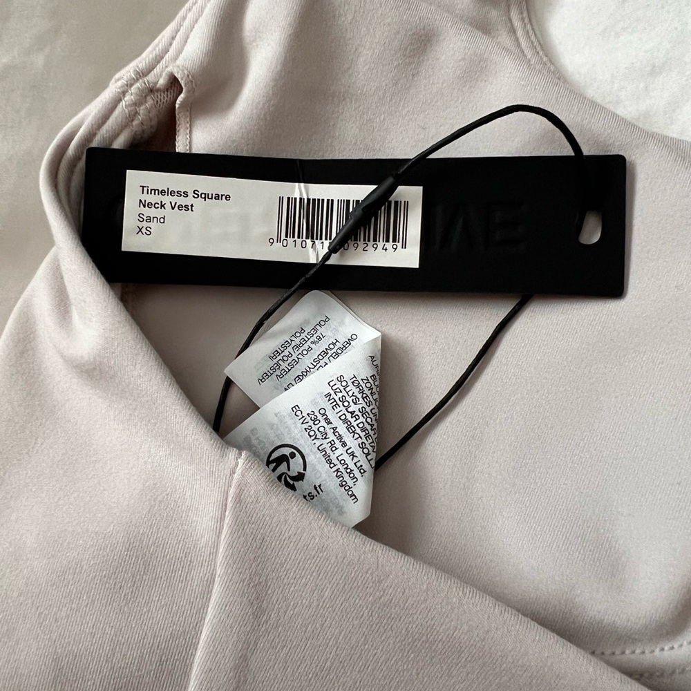 COPY - Oner Active Timeless Square Neck Vest | XS | NWT | Sand - Picture 4 of 4